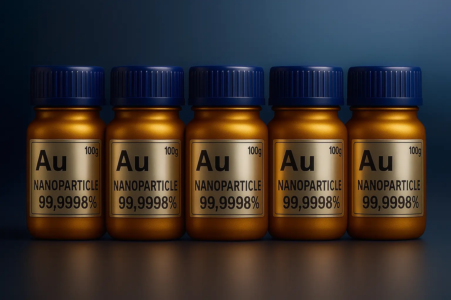 Nano Gold Flake - 5 Bottles